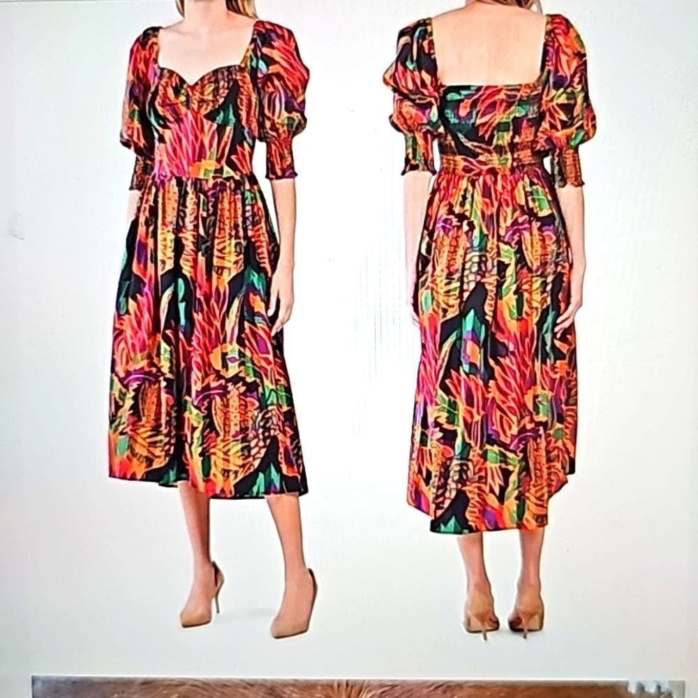 House of Harlow 1960 Medoq print dress size large